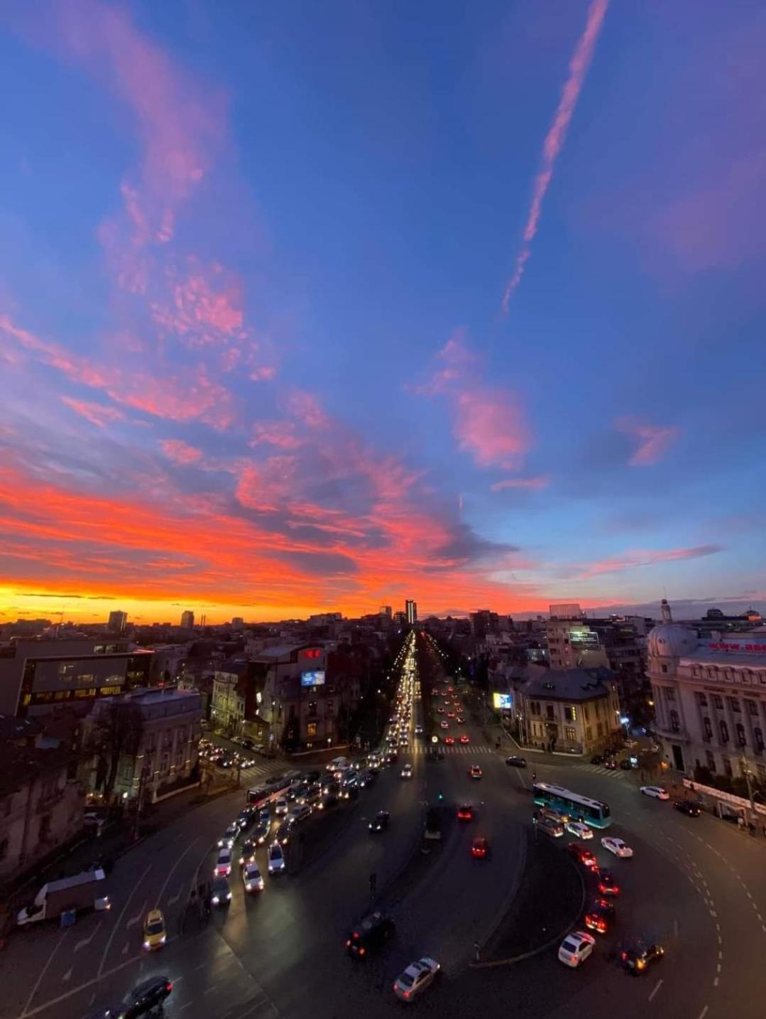 Golden Studio- Panoramic View With Terrace Bukareszt Zewnętrze zdjęcie